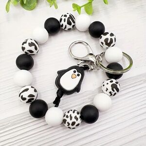 Charming Penguin Kids Bracelet - Black & White